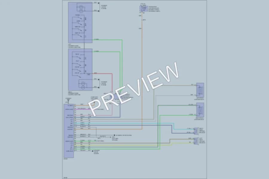 2002 Chevrolet Venture Radio wiring diagram preview
