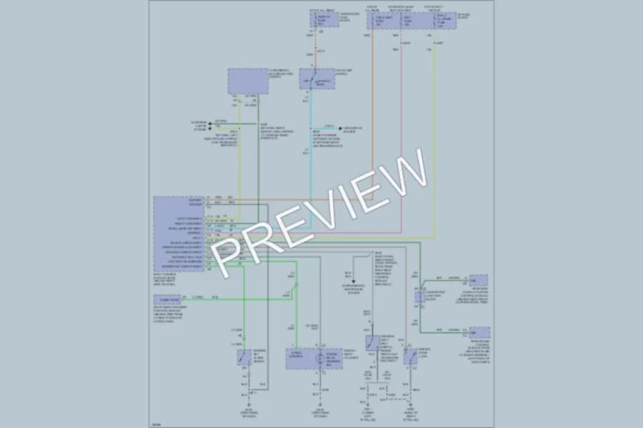 2002 Chevrolet Venture Warning Systems wiring diagram preview