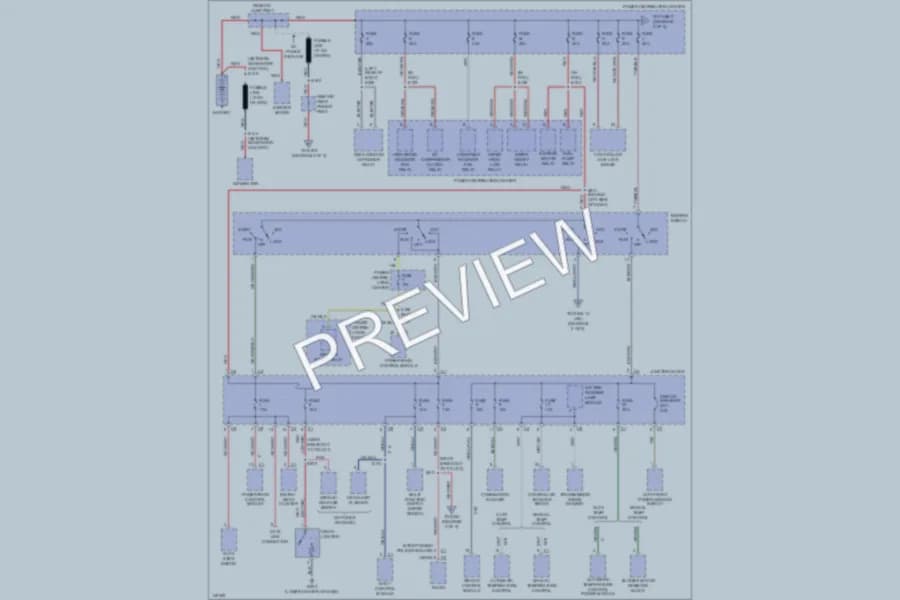 2002 Chrysler Concorde Power Distribution wiring diagram preview