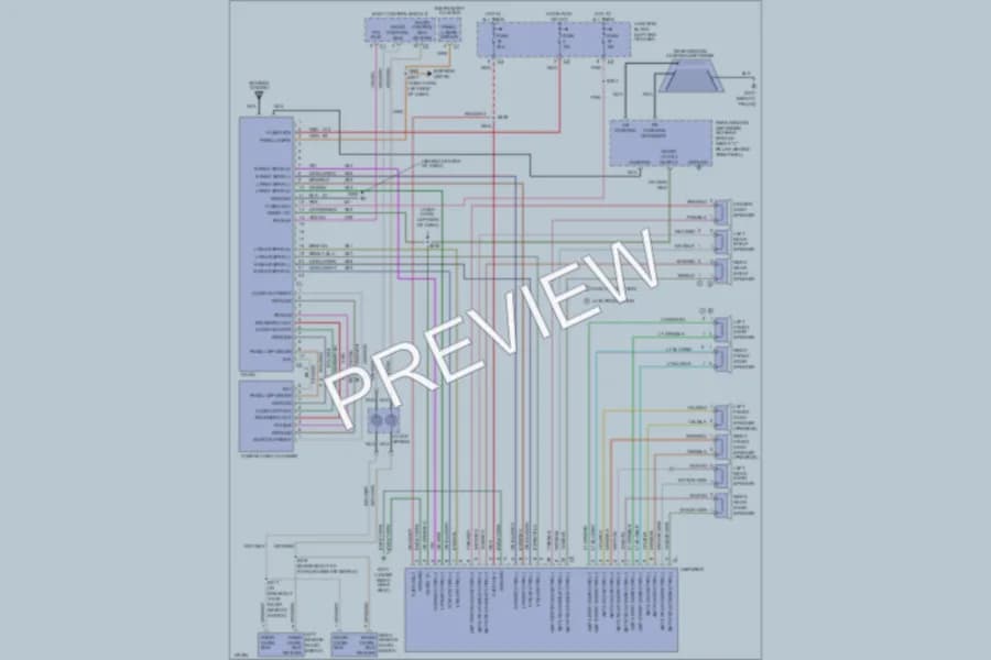 2002 Chrysler Concorde Radio wiring diagram preview