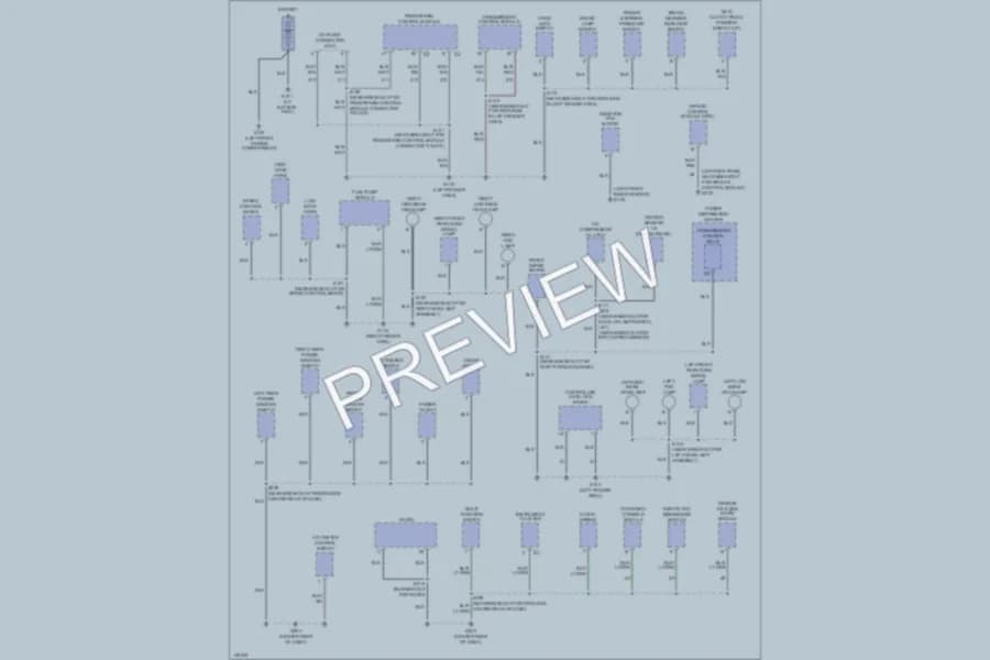 2002 Chrysler PTCruiser Ground Distribution wiring diagram preview