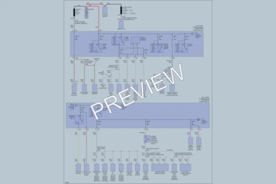 2002 Chrysler TownCountry Power Distribution wiring diagram preview