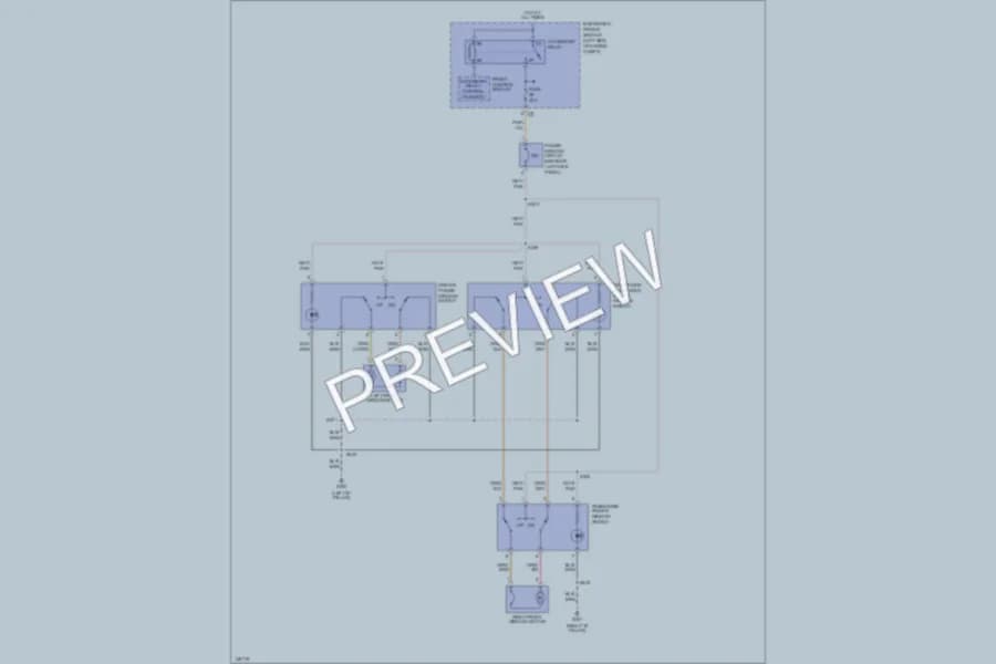 2002 Chrysler TownCountry Power Windows wiring diagram preview