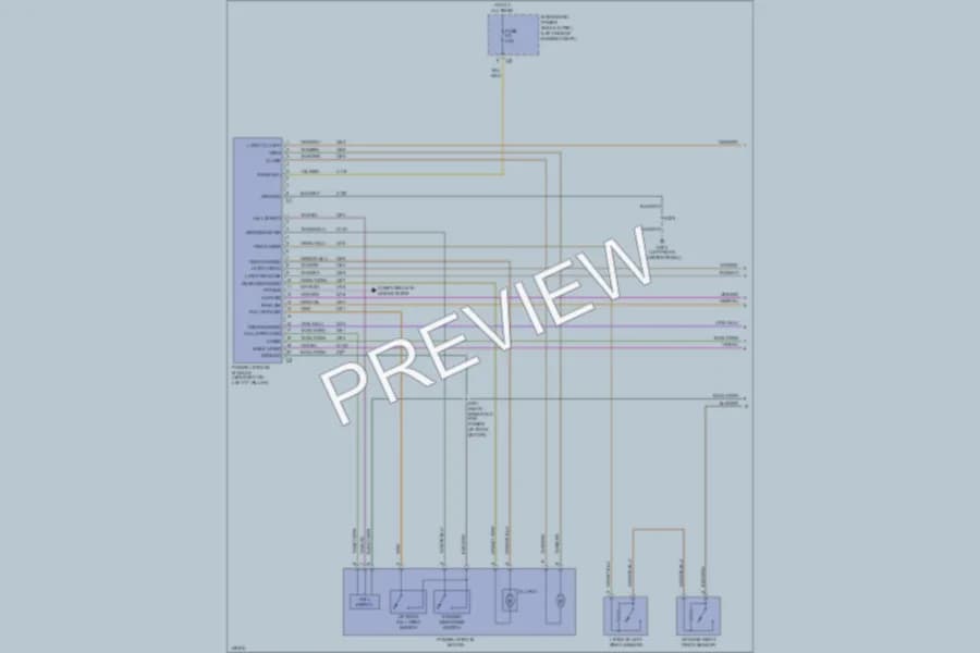 2002 Chrysler TownCountry Trunk Tailgate Fuel Door wiring diagram preview