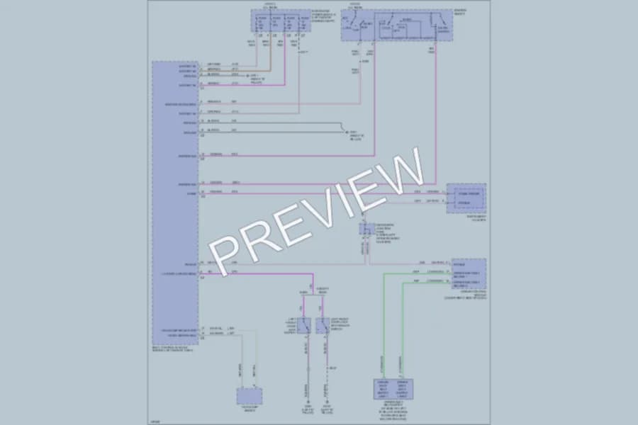 2002 Chrysler Voyager Warning Systems wiring diagram preview