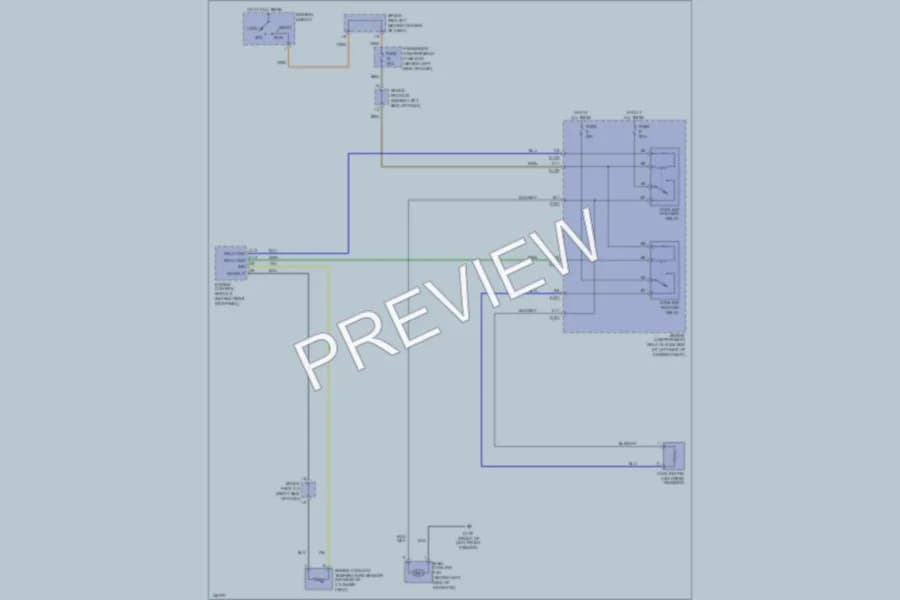 2002 Daewoo Nubira Cooling Fan wiring diagram preview
