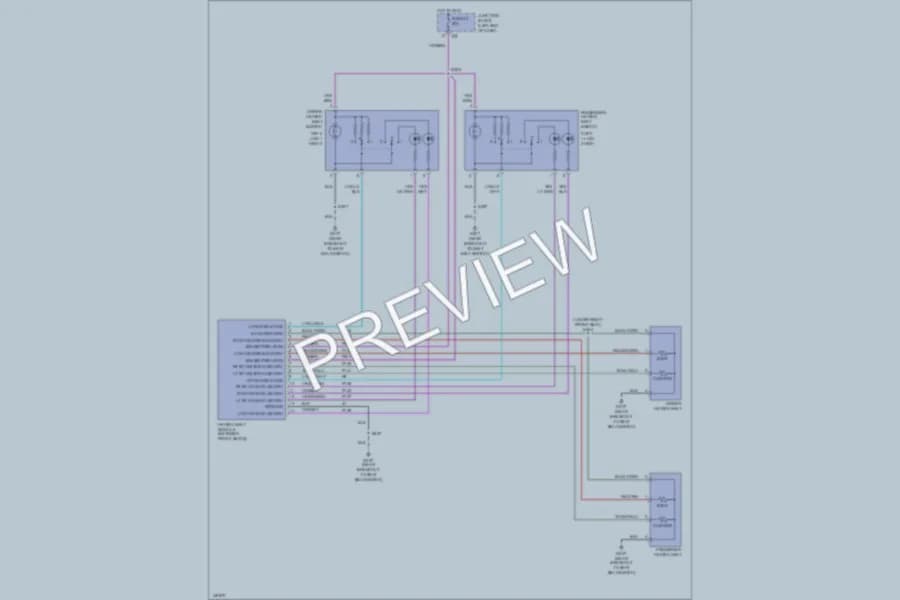 2002 Dodge Durango Power Seats wiring diagram preview