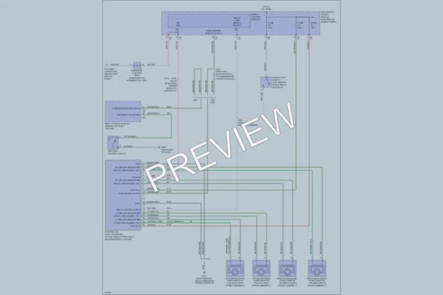 2002 Dodge GrandCaravan Anti Lock Brakes wiring diagram preview