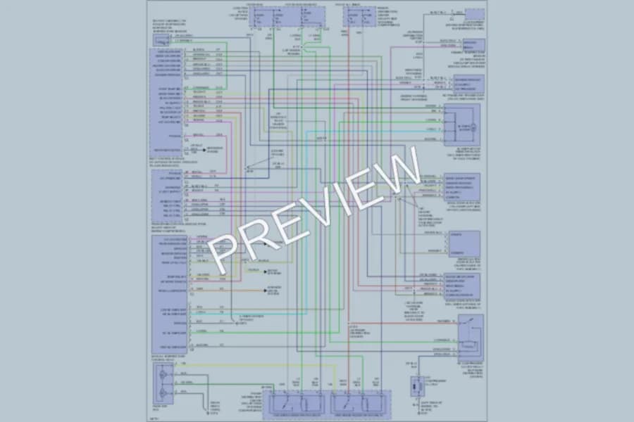 2002 Dodge Intrepid Air Conditioning wiring diagram preview