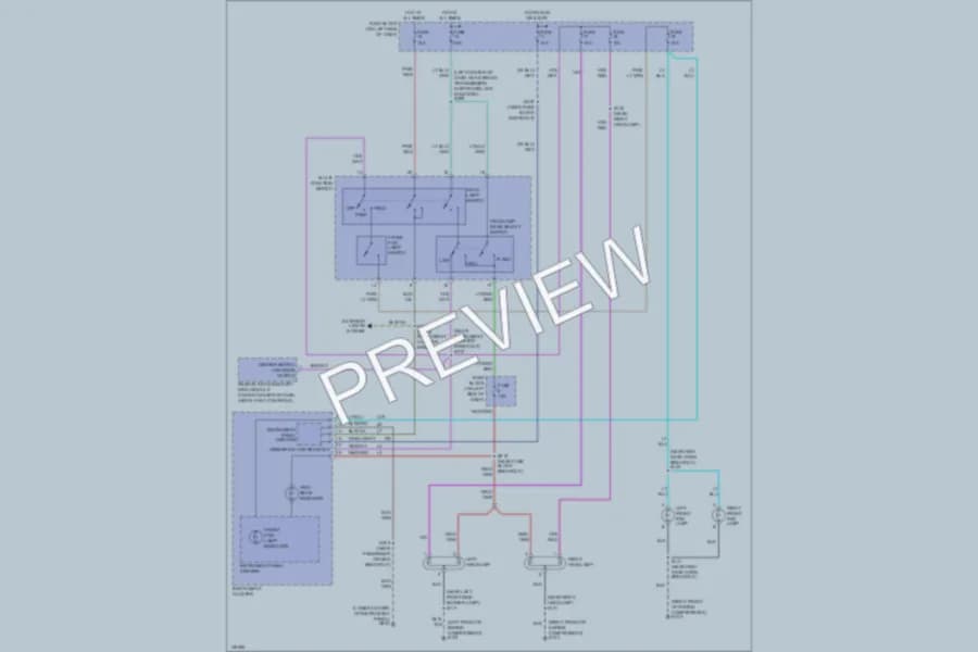 2002 Dodge Neon Headlights wiring diagram preview