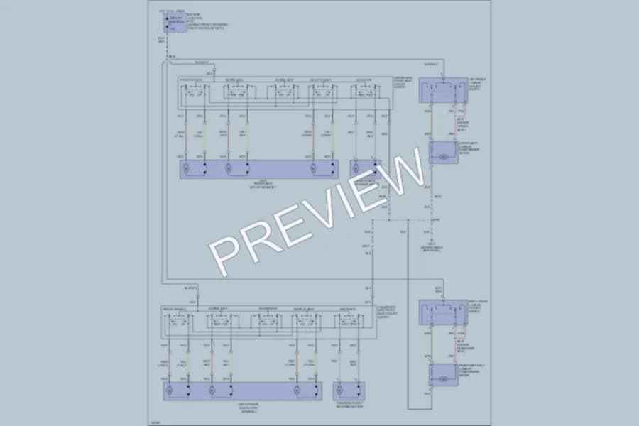 2002 Ford CrownVictoria Power Seats wiring diagram preview