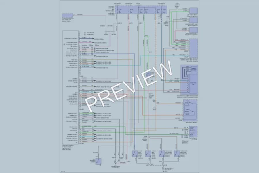 2002 Ford CrownVictoria Warning Systems wiring diagram preview