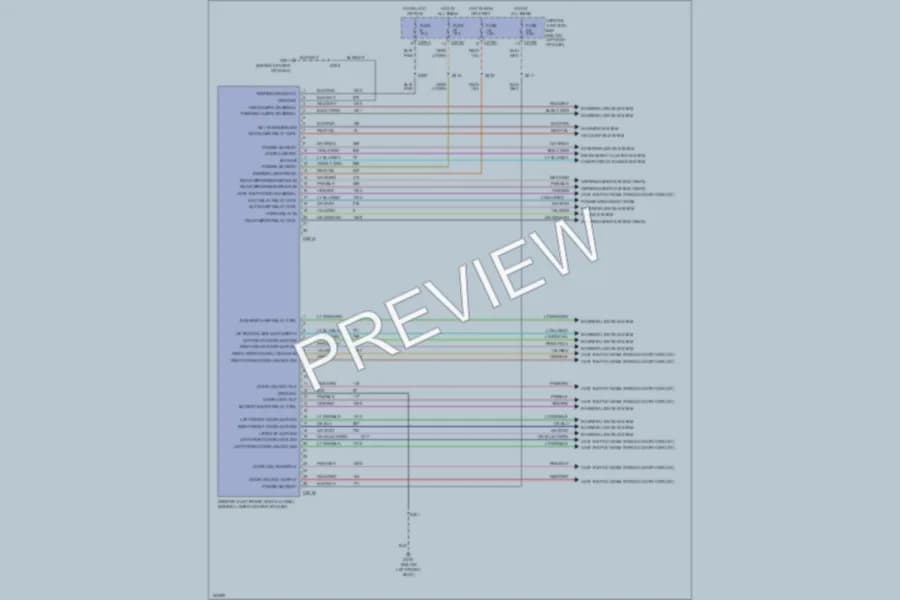 2002 Ford Escape Body Control Modules wiring diagram preview