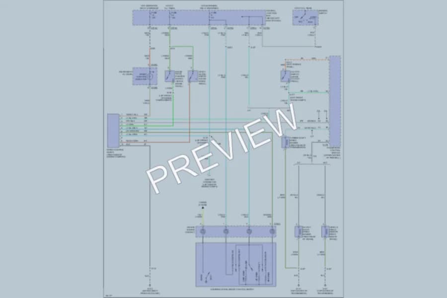 2002 Ford Escape Cruise Control wiring diagram preview