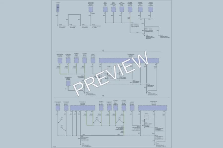 2002 Ford Escape Ground Distribution wiring diagram preview