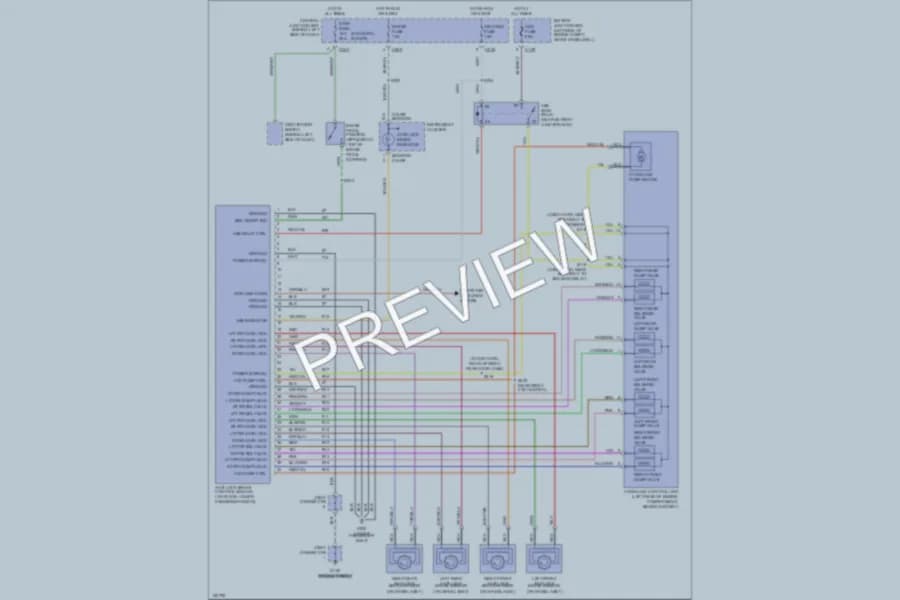 2002 Ford Escort Anti Lock Brakes wiring diagram preview