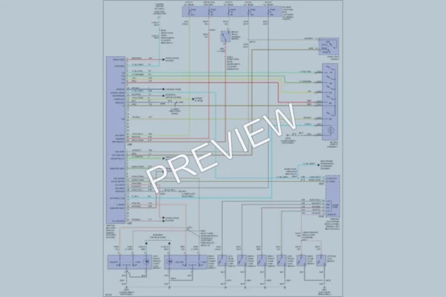 2002 Ford Expedition Anti Theft wiring diagram preview