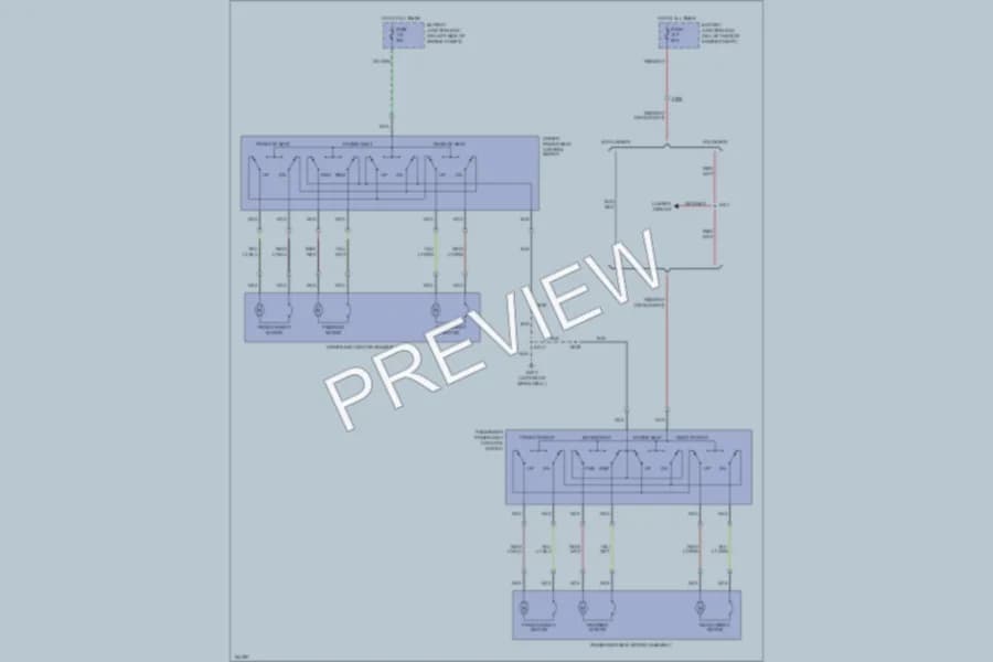 2002 Ford Expedition Power Seats wiring diagram preview