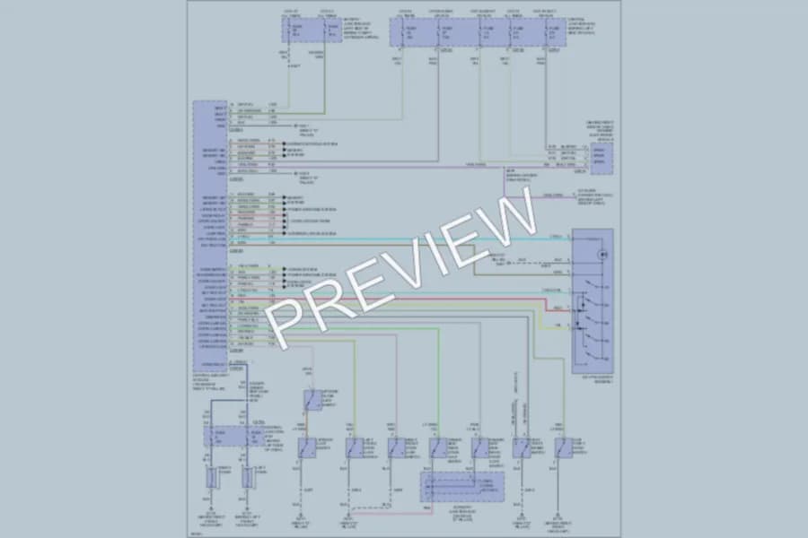 2002 Ford Explorer Anti Theft wiring diagram preview