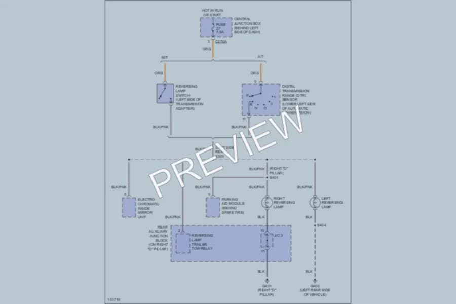 2002 Ford Explorer Exterior Lights wiring diagram preview
