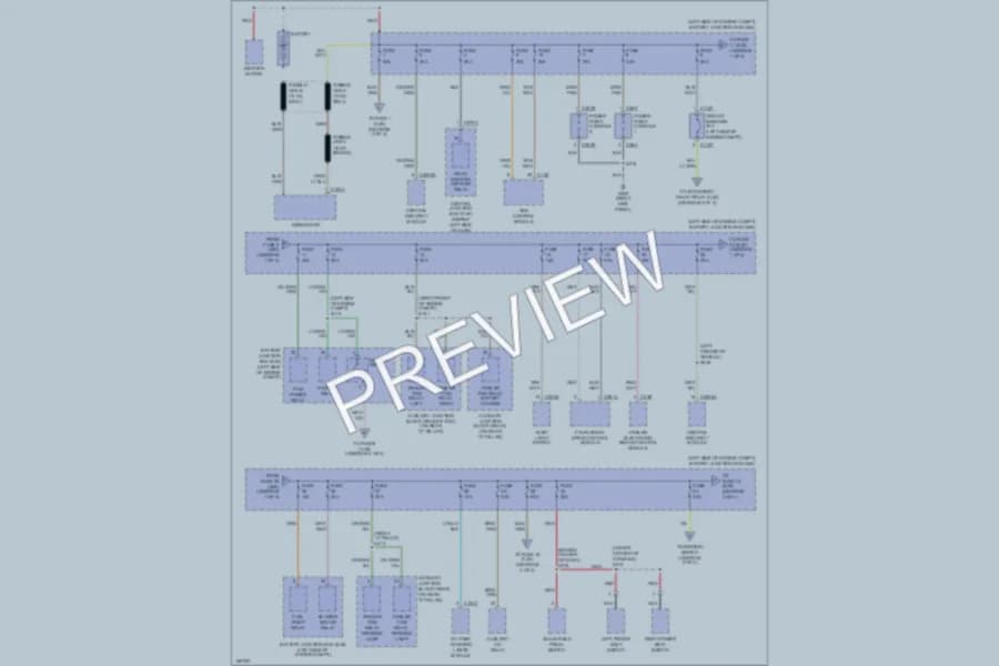 2002 Ford Explorer Power Distribution wiring diagram preview
