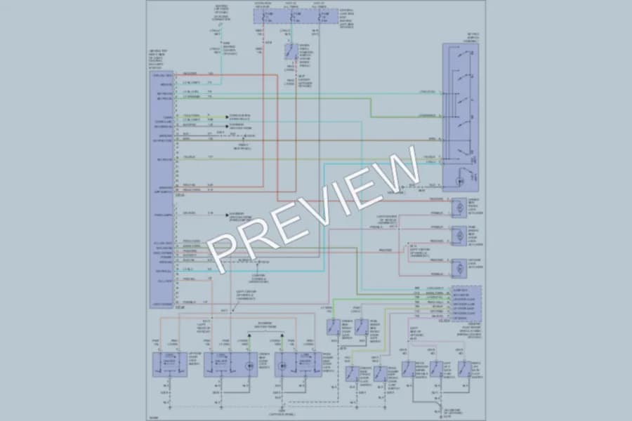 2002 Ford ExplorerSport Anti Theft wiring diagram preview