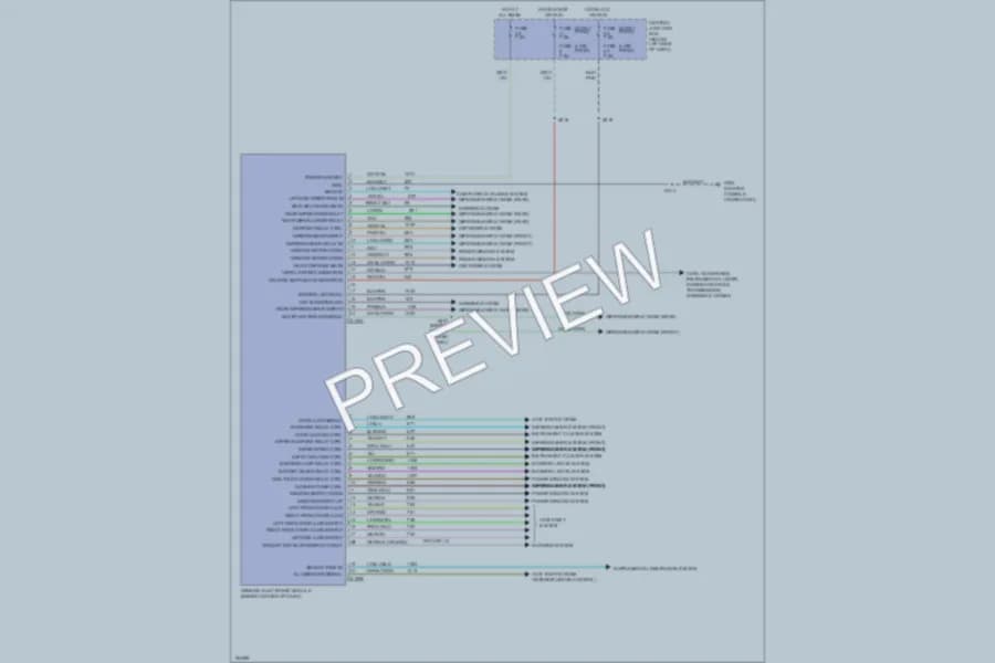 2002 Ford ExplorerSportTrac Body Control Modules wiring diagram preview