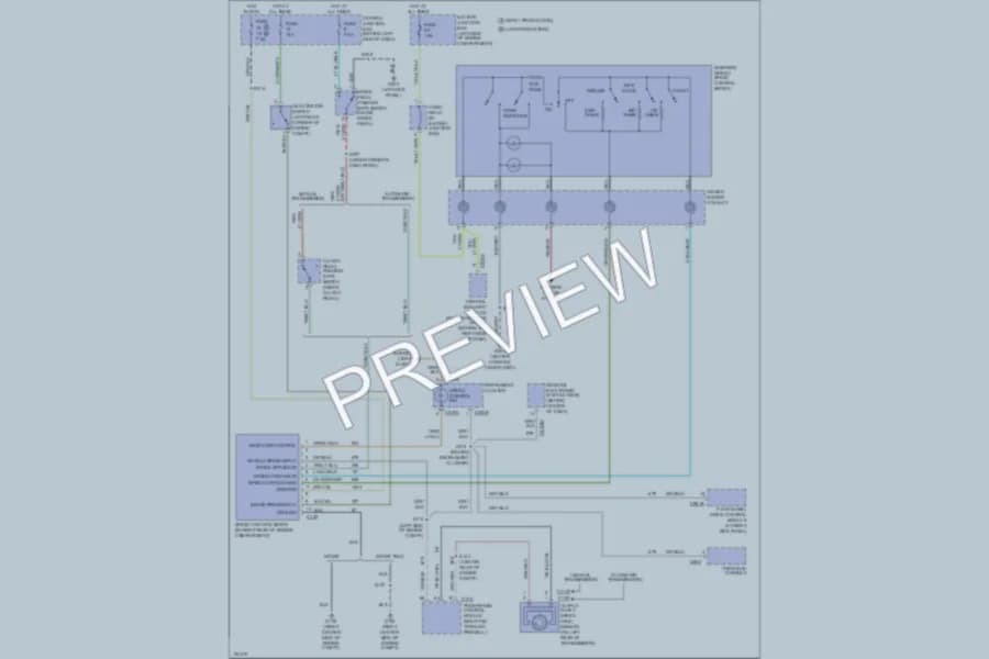 2002 Ford ExplorerSportTrac Cruise Control wiring diagram preview