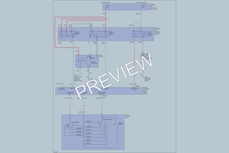 2002 Ford ExplorerSportTrac Wiper Washer wiring diagram preview