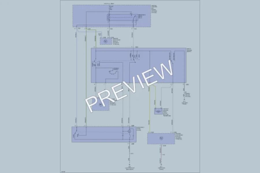 2002 Ford Focus Wiper Washer wiring diagram preview