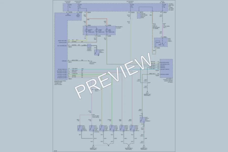 2002 Ford Taurus Warning Systems wiring diagram preview