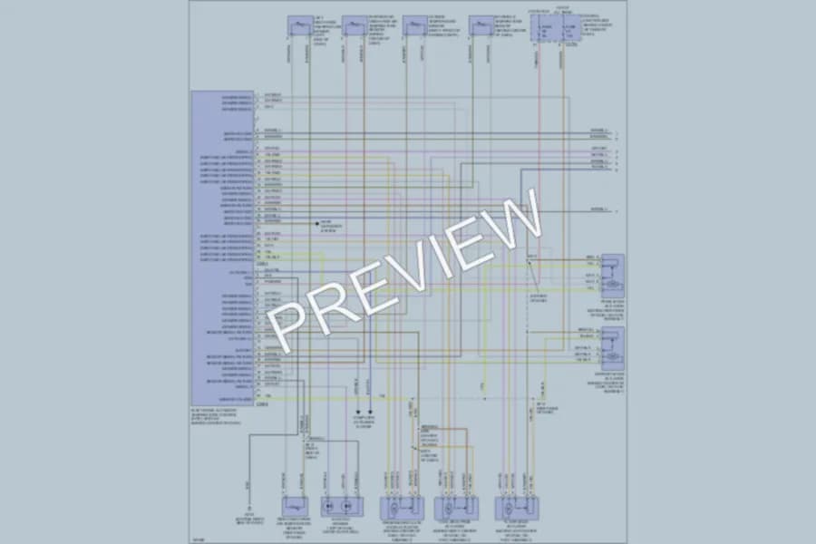 2002 Ford Thunderbird Air Conditioning wiring diagram preview