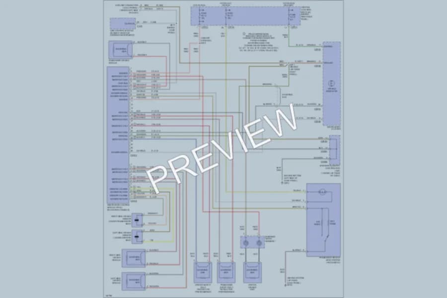 2002 Ford Thunderbird Supplemental Restraints wiring diagram preview