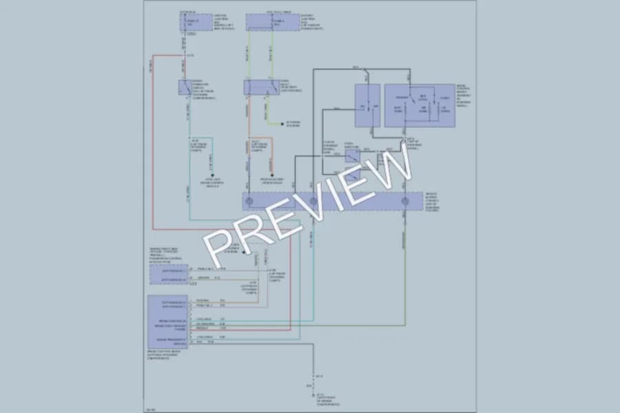 2002 Ford Windstar Cruise Control wiring diagram preview