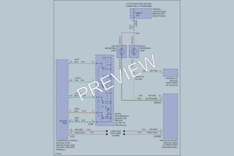 2002 Ford Windstar Exterior Lights wiring diagram preview