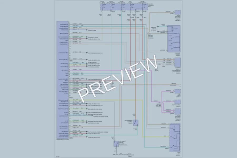 2002 Ford Windstar Instrument Cluster wiring diagram preview