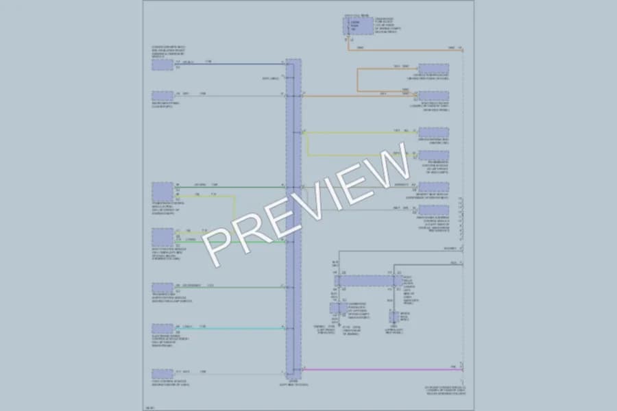 2002 GMC 3500 Computer Data Lines wiring diagram preview with protected circuit layout
