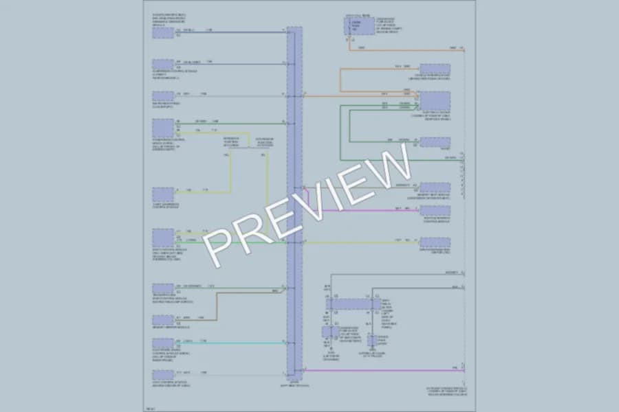 2002 GMC C1500 Computer Data Lines wiring diagram preview with protected circuit layout
