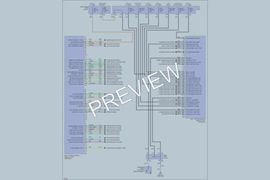 2002 GMC Envoy Body Computer wiring diagram preview