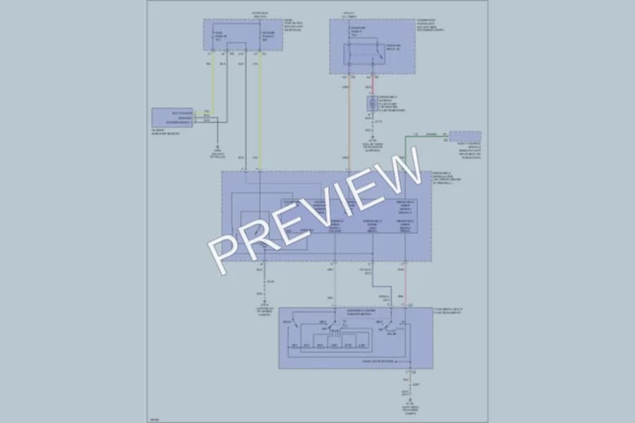 2002 GMC Envoy Wiper Washer wiring diagram preview