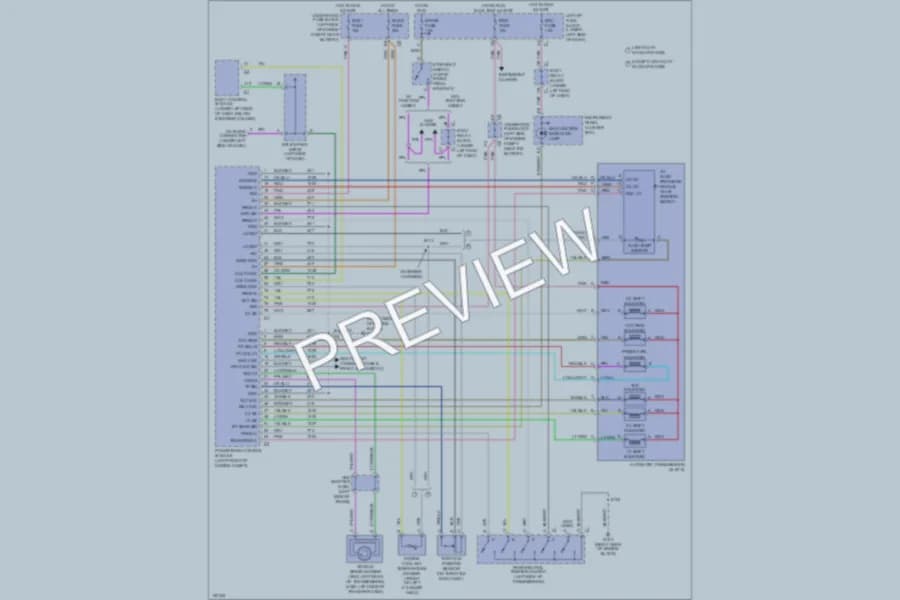 2002 GMC K1500YukonXL Transmission wiring diagram preview