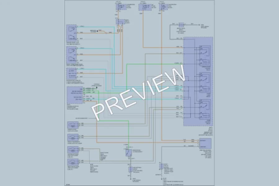2002 GMC Sonoma Power Door Locks wiring diagram preview
