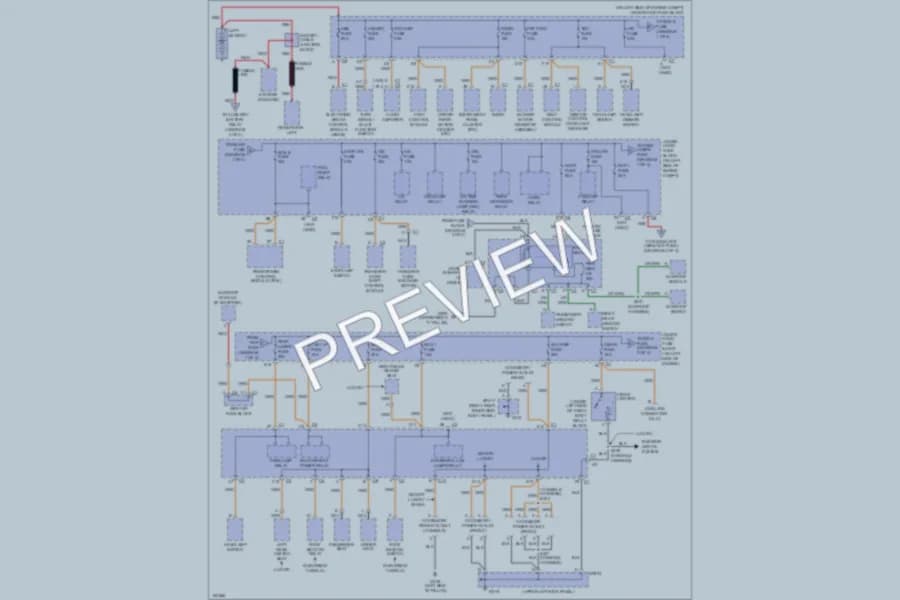 2002 GMC YukonDenali Power Distribution wiring diagram preview