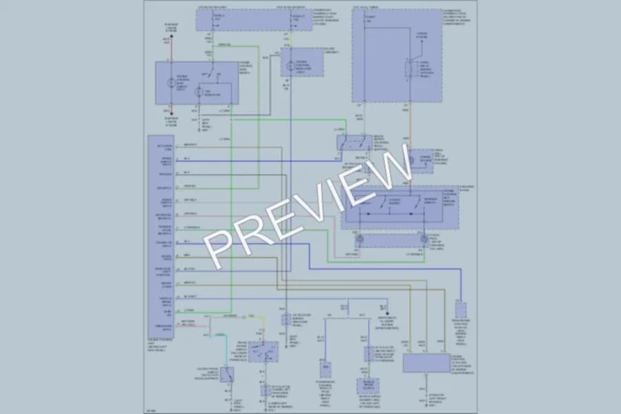 2002 Honda CRV Cruise Control wiring diagram preview