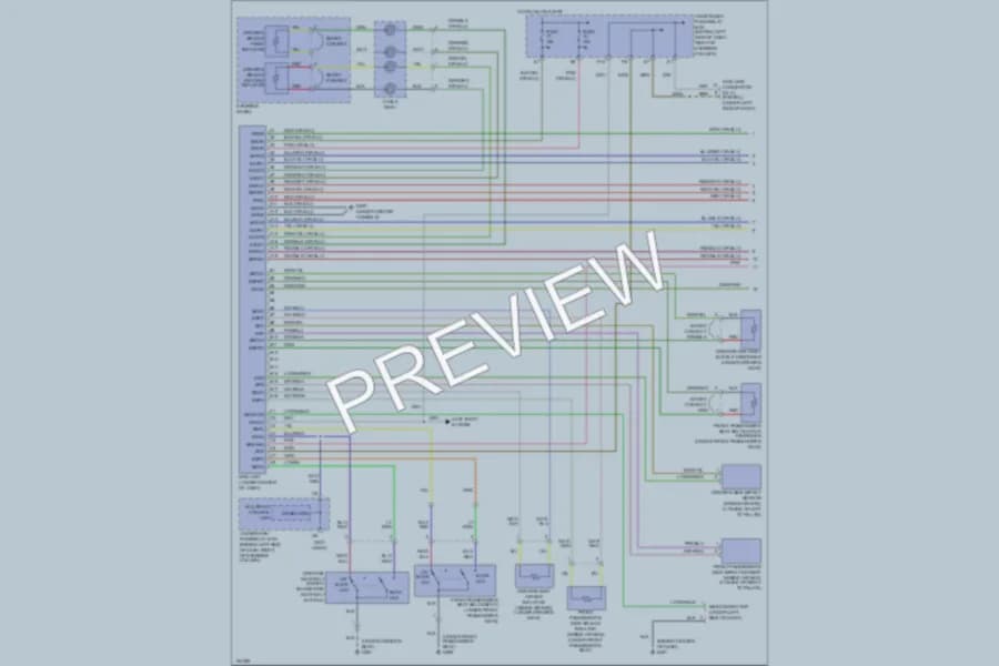 2002 Honda CRV Supplemental Restraints wiring diagram preview