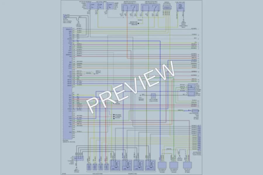 2002 Honda Civic Engine Performance wiring diagram preview