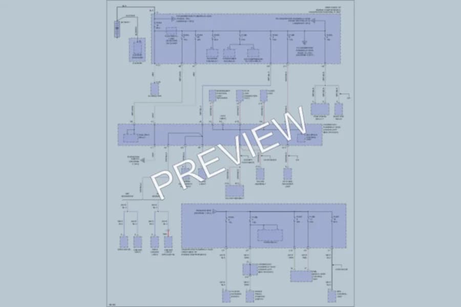 2002 Honda Civic Power Distribution wiring diagram preview