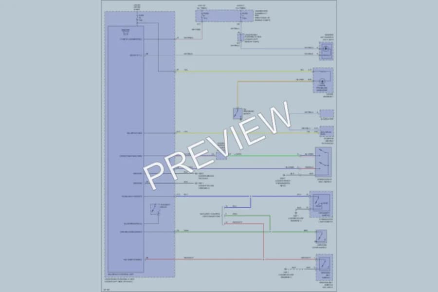 2002 Honda Civic Warning Systems wiring diagram preview