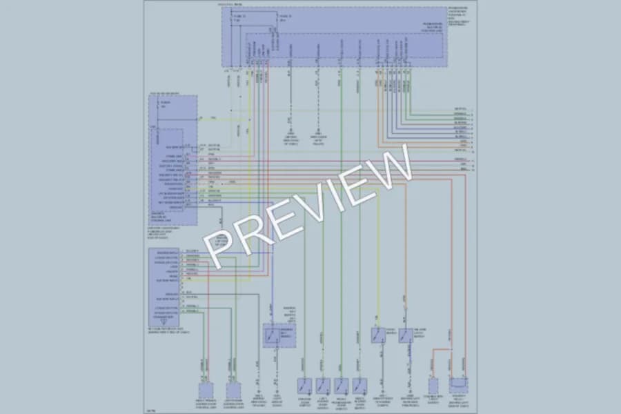 2002 Honda Odyssey Anti Theft wiring diagram preview