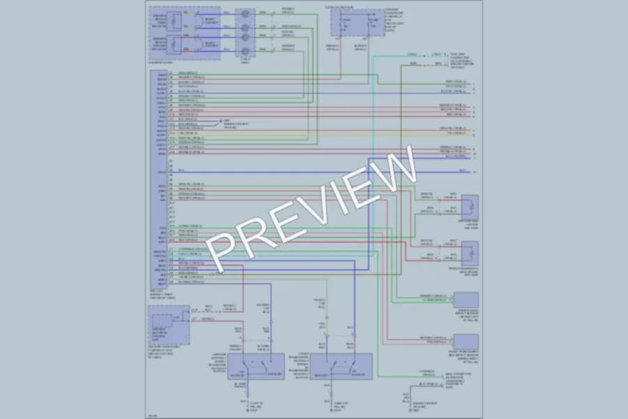 2002 Honda Odyssey Supplemental Restraints wiring diagram preview